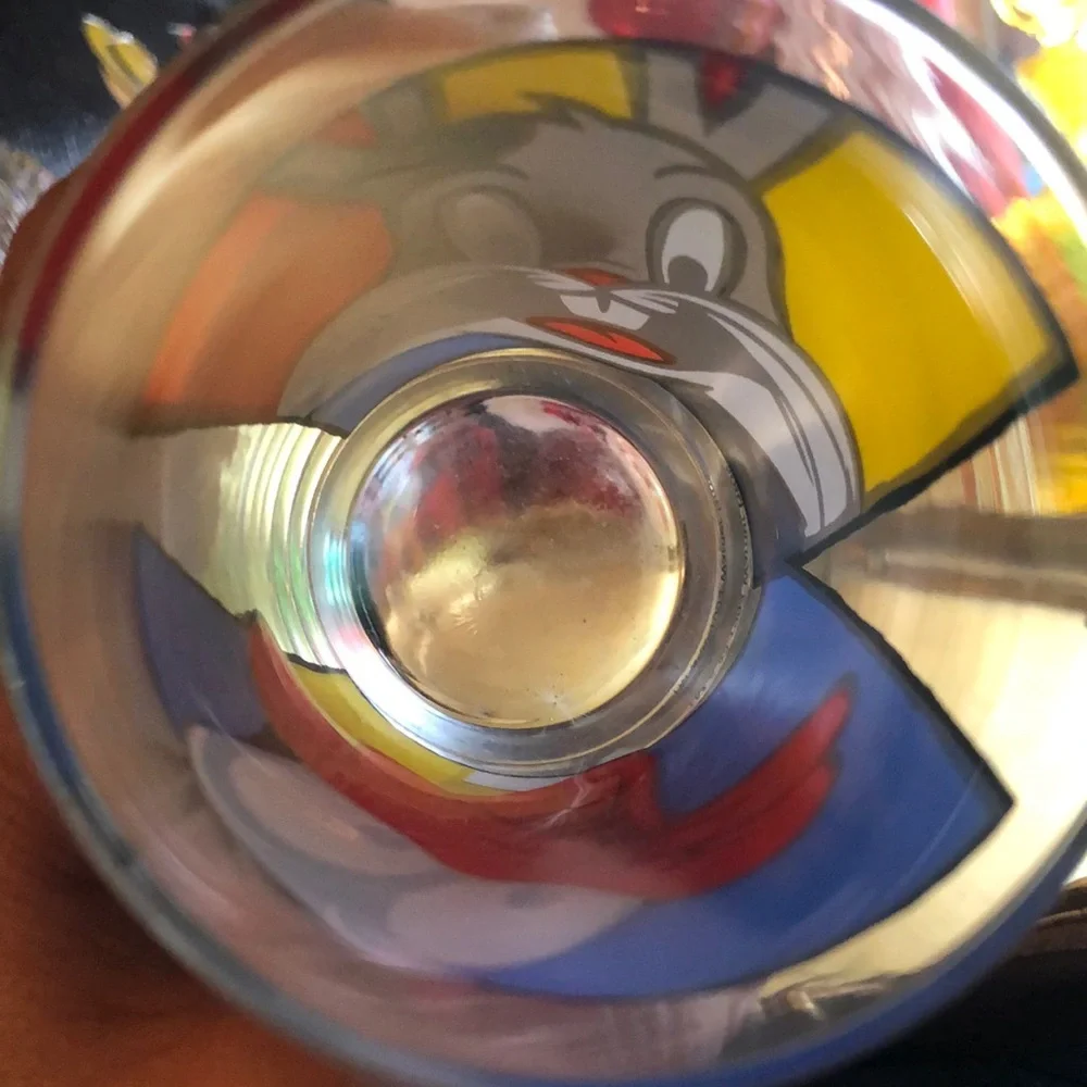 ▪️WARNER BROS. Bugs Bunny and Daffy Duck Glass Tumbler 🐰